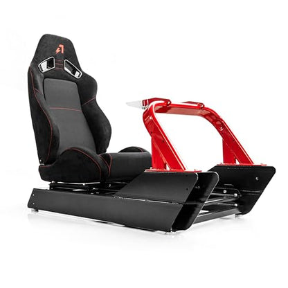 CS-Pro Modular Simracing Cockpit | Fully Adjustable | Direct drive Support,Compatible with Thrustmaster, Fanatec, Moza Racing on PC, Xbox and PS，Compatible with Wheels Up to 38NM,Includes Expansion Bracket - color: CSP Frame+Classic seat