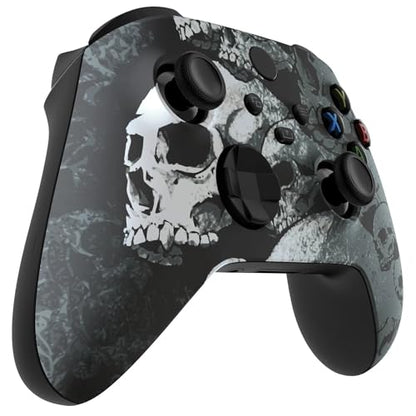 Stealth Controllers Wireless Controller for Xbox Series S, Xbox Series X, Xbox One - Soft Touch Feel - Custom Series S/X Controller (Skulls) - color: Skulls