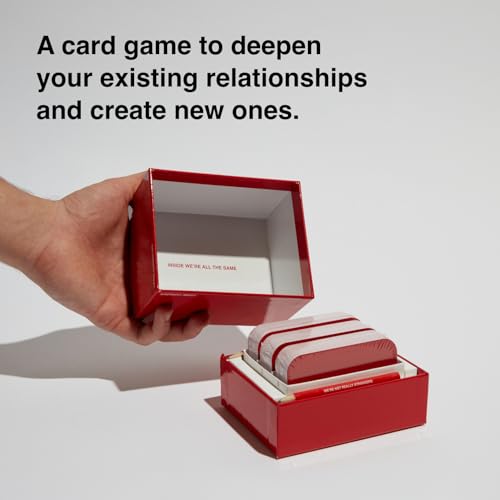 WE'RE NOT REALLY STRANGERS Card Game, Conversation Card Game for Adults | 150 Cards for Adults, Teens, Couples, & Strangers - Icebreaker Questions for Game Night or Date Night, Ages 15+, 2-6 Players - style: Core