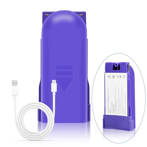 Bisenkud 2000mAh Rechargeable Battery Pack for Swiffer Power Mop | Lithium-Ion Battery Holder, 500 Cycles, Up to 3 Years, Built-In Charging Port, 1 Pack