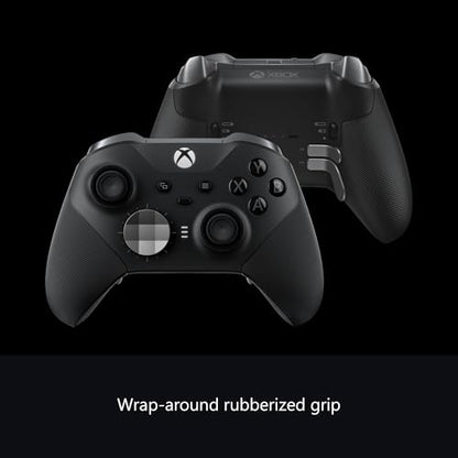 Xbox Wireless Gaming Controller | Elite Series 2 | Black | Console, PC, and Cloud Devices | Adjustable Thumbsticks | Trigger Locks - color: Black