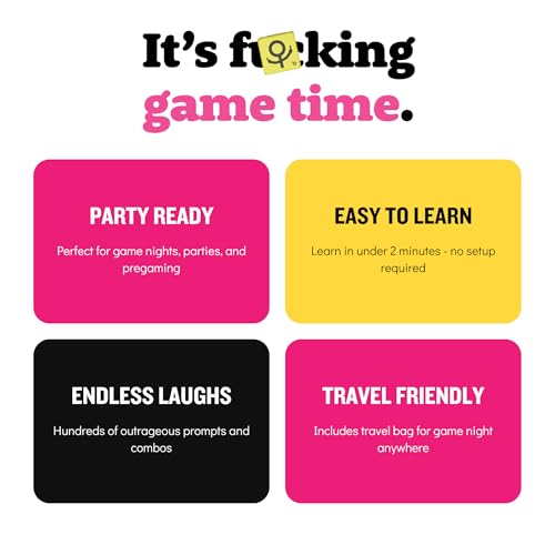 FU The Game Adult Party Dice Game for Game Night & Parties | Fast-Paced Icebreaker Game for Adults | Ages 17+