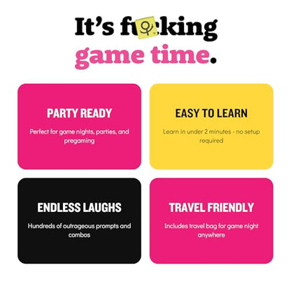 FU The Game Adult Party Dice Game for Game Night & Parties | Fast-Paced Icebreaker Game for Adults | Ages 17+