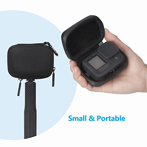 JSVER Carrying Case for GoPro Hero 13 Hard Travel Storage Case for Hero 13/12/11/10/9/8/7/6/5/4/3, DJI Osmo Action 5 Pro/4/3, AKASO Brave 8/EK7000/EK7000 Pro, Insta360 Ace/Ace Pro, Apexcam - size: Small-T1