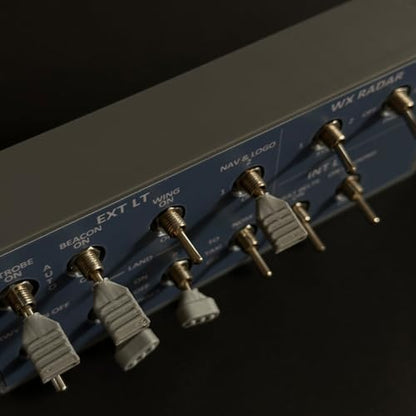 Goekhyrani Flight Simulator Control Panel,.A101 A32x mini Light OVERHEAD Panel for MSFS 2020/2024 - Compatible with Fenix A320 FBW A32NX - Windows Home Cockpit