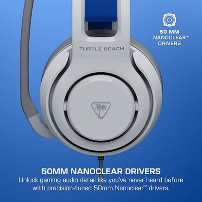 Bundle of Turtle Beach Atlas 200 Wired Gaming Headset Officially Licensed for PS5 & PS4 - White + Victrix Pro BFG Reloaded Wireless Gaming Controller Officially Licensed for PS5, PS4, PC - White - color: White Bundle