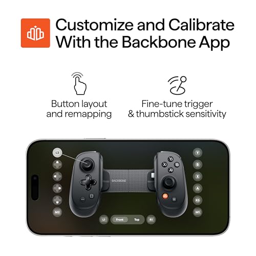 BACKBONE Pro Gaming Controller | For iPhone 15/16/17 & Android, USB-C, Bluetooth, & Wired, Stream Xbox, Play Call of Duty, PlayStation via iOS Remote Play - color: Pro Edition, size: USB-C