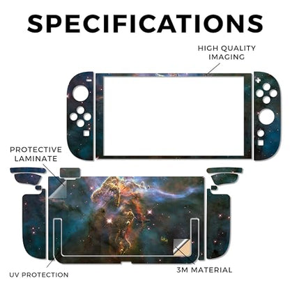 Gaming Skin Compatible with Nintendo Switch 2 Console Only - Eagle Nebula - Premium 3M Vinyl Protective Wrap Decal Cover - Easy to Apply | Crafted in The USA by MightySkins - color: Eagle Nebula, size: Switch 2 Console Skin Only, style: Matte Finish