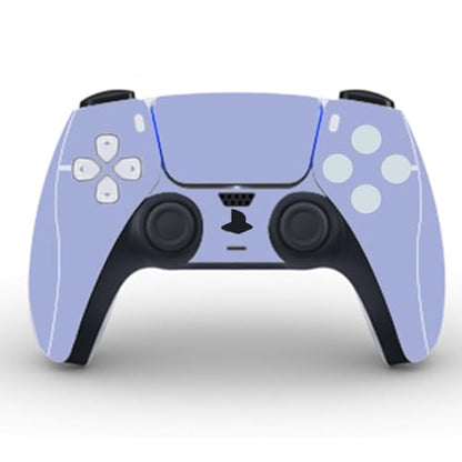 Solid Color Skin Wrap Compatible with PS5 Slim Disc Edition (Light Purple) | Console Cover Protective Sticker, Game Controller Vinyl Wrap - color: Light Purple
