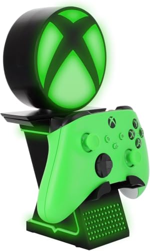 Exquisite Gaming Xbox Light Up LED Ikon Stand with Rotating Holder & USB Charging Ports
