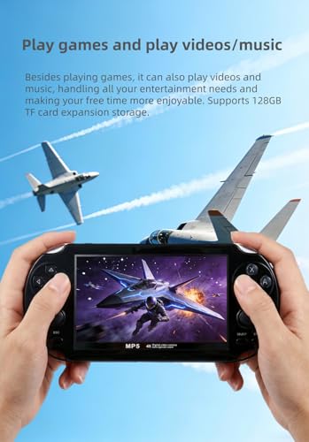 Handheld Retro Game Console, 4.3-inch HD Screen, Dual Joysticks, Built-in Classic Games, Portable Handheld, TV Output, Video Playback, Gaming Save Function, The Ideal Gift