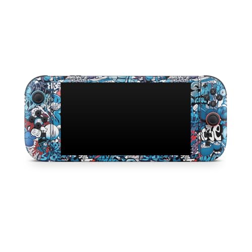 Gaming Skin Compatible with Nintendo Switch 2 Console Only - Blue Meanies - Premium 3M Vinyl Protective Wrap Decal Cover - Easy to Apply | Crafted in The USA by MightySkins - color: Blue Meanies, size: Switch 2 Console Skin Only, style: Matte Finish