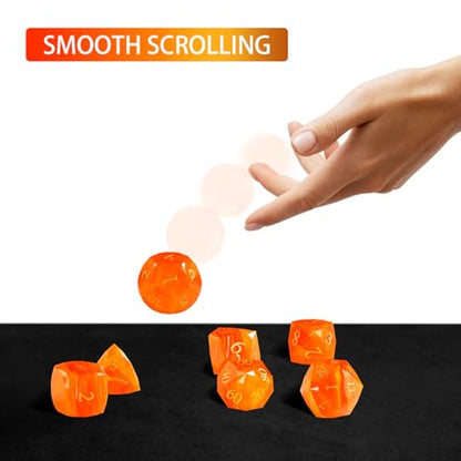 7-Piece Diamond Cut Dice Set D&D Set for Dungeons and Dragons, RPG, Tabletop Games, remium Gift Box & Durable Design - color: Ls-4
