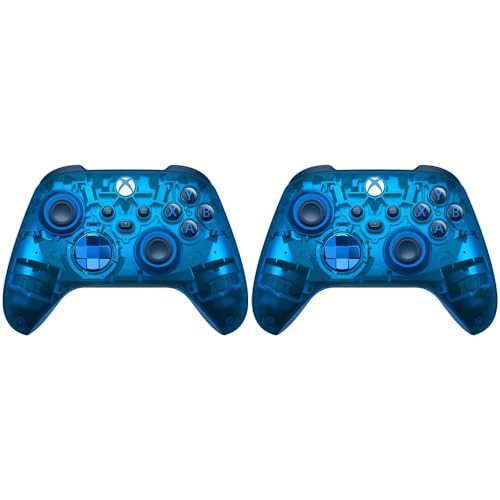 Microsoft QAU-00150 Wireless Dual Controller Bundle (Sky Cipher Special Edition) for Xbox Series X|S, Xbox One, Windows PC, Android and iOS - color: Sky Cipher
