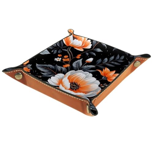 Vintage Flower Dice Tray Dice Rolling Tray Folding Dice Holder for Dice Games, Like RPG, DND and Other Table Games - color: Multi 18