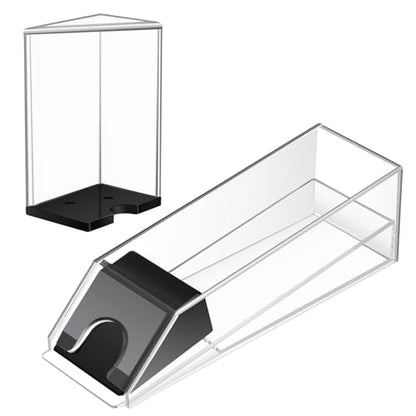 Honoson 8 Deck Blackjack Shoe and Discard Tray Acrylic, Clear | Card Dispenser for Poker Games, Dealing Shoe with Discard Holder for Casino Blackjack, Transparent Acrylic Material - color: Clear, style: 8 Deck