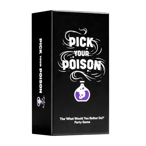 Pick Your Poison Family Edition – Funny “Would You Rather” Party Game for Kids, Teens & Adults | Hilarious Family Card Game for Game Night, Sleepovers & Parties | Great Gift for Families and Friends