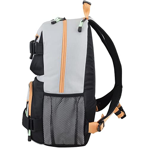 Eastsport Travel Skateboard Backpack Double Strap Laptop Bag Multi-Sport Design for Men and Women, Light Khaki - color: Light Khaki