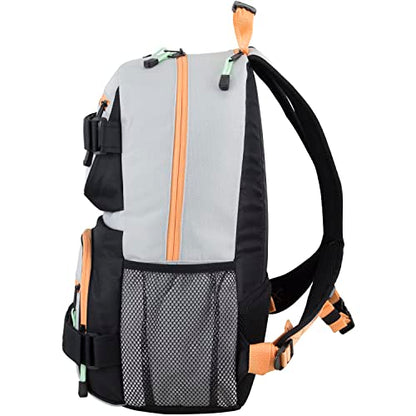 Eastsport Travel Skateboard Backpack Double Strap Laptop Bag Multi-Sport Design for Men and Women, Light Khaki - color: Light Khaki