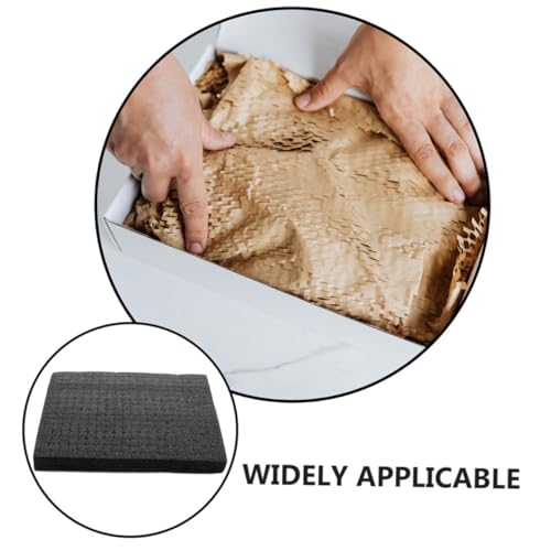 LIFKOME Black Grid Foam Cube Pad 500x300x30mm Pick and Pluck Foam Insert for Packaging and Shock Absorption for Board Game and Tool Box Storage