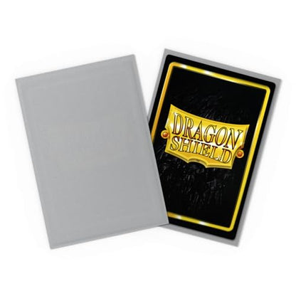 Dragon Shield | Japanese Size Card Matte Sleeves | 60 CT - Smooth & Tough Premium TCG Sleeves - Compatible with Yu-Gi-Oh, Naruto, Cardfight & Vanguard | Silver - color: Silver Matte