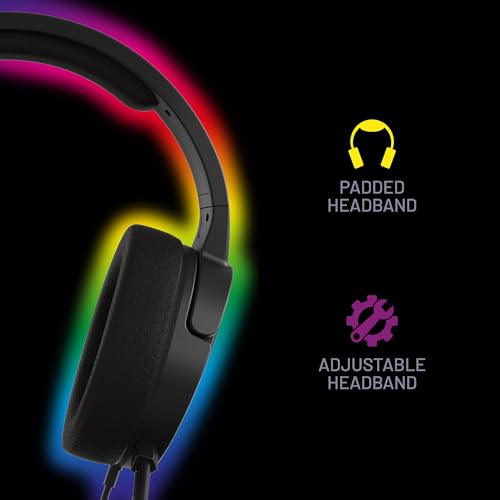 4Gamers Panther Wave Gaming Headset for PS5, Xbox, Switch & PC - color: LED