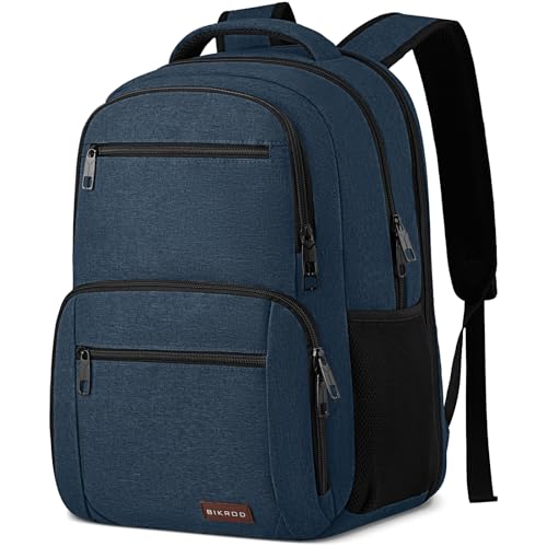 BIKROD Backpack for Boys Men, School Backpack for Teens Girls, Lightweight Casual High School Bookbag, Daily-use Travel Laptop Backpack Fits 15.6 Inch Notebook - color: Blue, size: 15.6 Inch