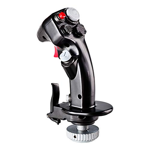 Thrustmaster F-16C Viper HOTAS Add-On Fighter Flight Stick Grip - PC | 1:1 replica, 100% metal, 19 action buttons, 8-way hat, fits HOTAS Warthog, Cougar & Magnetic Base, native DCS support - style: F-16 Viper Grip Add On