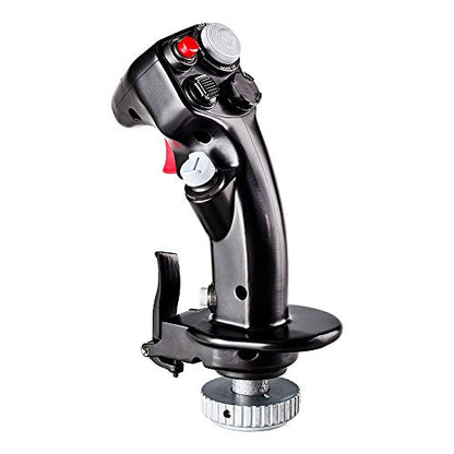 Thrustmaster F-16C Viper HOTAS Add-On Fighter Flight Stick Grip - PC | 1:1 replica, 100% metal, 19 action buttons, 8-way hat, fits HOTAS Warthog, Cougar & Magnetic Base, native DCS support - style: F-16 Viper Grip Add On