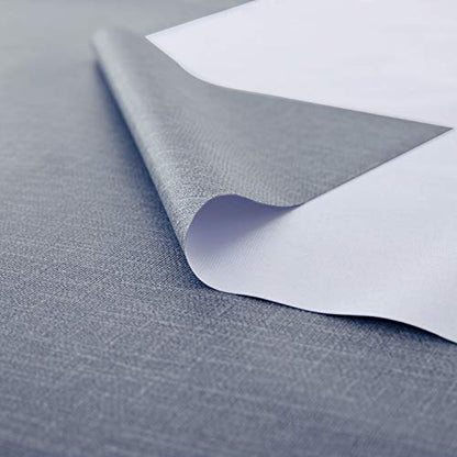 NLMUVW Square Vinyl Tablecloth 100% Waterproof Oil Proof Spill Proof PVC Table Cloth Wipe Clean Table Cover for Kitchen Dining Picnic, Dark Grey, 48 x 48 inch - color: Dark Grey, size: 48" x 48" (Square)