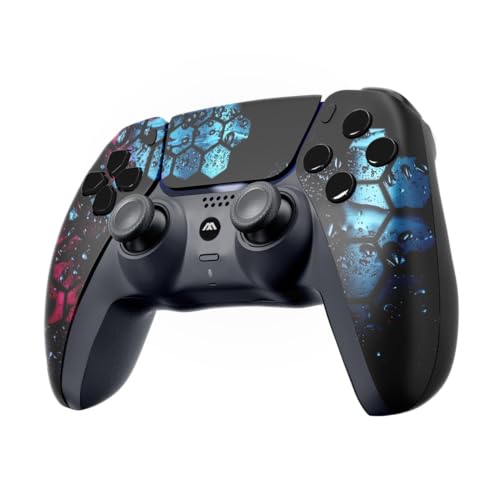 MODDEDZONE Custom Rapid Fire, Anti Recoil, Macros MODDED Wireless Controller for PS5 & PC - Unique Smart Mods for ps5 controller controlled by the APP. Best for FPS Games. Enhanced Gaming Experience (Comb) - color: Comb
