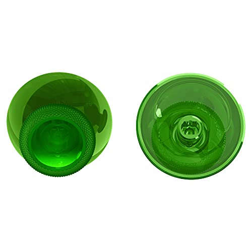 eXtremeRate Replacement Thumbsticks for Xbox Series X/S Controller, Joysticks Repair Kit Accessories, Custom Analog Stick Buttons for Xbox One S/X/Elite Controller - Clear Green - color: Clear Green