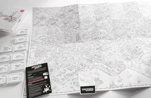 MicroMacro: Crime City - Board Game by Pegasus Spiele 1-4 Players – 15-45 Minutes of Gameplay – for Family Game Night – Kids and Adults Ages 12+ - English Version