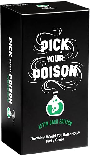 Pick Your Poison After Dark – Adult Party Game for Friends & Groups | Hilarious “Would You Rather” Card Game | Funny Icebreaker for Game Nights, Parties & Pregames | Great Gift for Adults