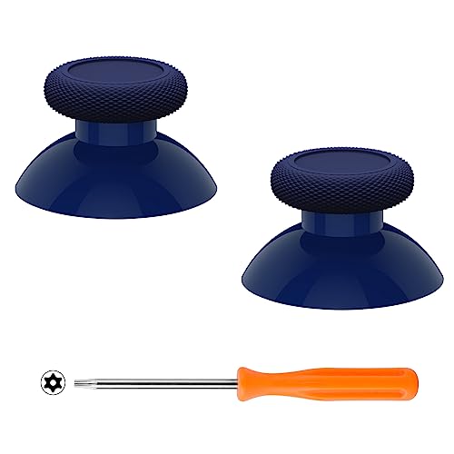 eXtremeRate Replacement Thumbsticks for Xbox Core Wireless Controller, Joysticks Repair Kit for Xbox Series X/S Controller, Custom Analog Stick Buttons for Xbox One S/X/Elite - Midnight Blue - color: Midnight Blue