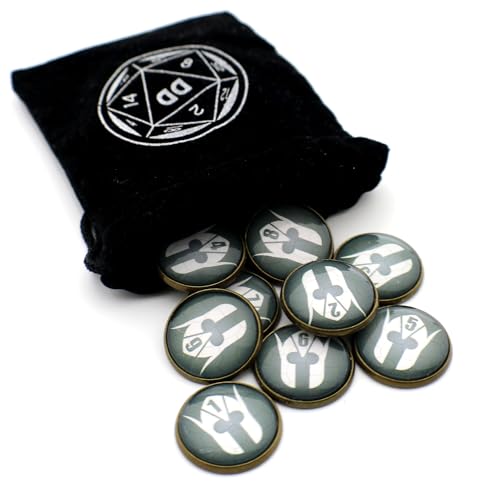 D&D Numbered Monster Token Markers for Dungeons and Dragons (Elf) - style: Elf