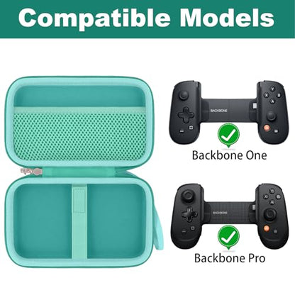 khanka Case for Backbone Pro/Backbone One iOS Mobile Gaming Controller,Carrying Case Compatible with Backbone Pro/Backbone One iOS Mobile Gaming Gamepad/Controller (Teal) - color: Teal