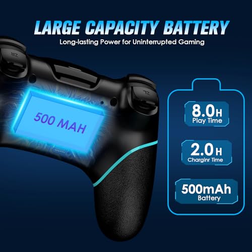 VidPPluing 2 Pack Switch Controllers, Wireless Switch Pro Controller for Switch 2/Switch/Lite/OLED, Game Controller with Motion Sensor/Vibration/Turbo/Wakeup/Charging Cable - color: Black