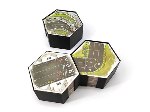 Board Game Insert for Rallyman GT - color: Dark Green