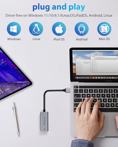 USB to Ethernet Adapter,Ethernet to USB,USBA to RJ45 for Nintendo Switch 2,Gigabit Ethernet Adapter, LAN Network for Laptop, MacBook,Chromebook,Surface, Desktop,PC and More (USB A POART) - size: USB A POART