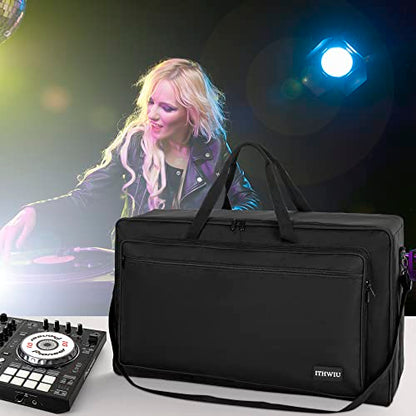 Padded Dj Controller Case for DDJ-FLX6, DDJ-800, DDJ-1000, 1000SRT, DDJ-SX, DDJ-SX2 SX3, DDJ-RX, XDJ-RR DJ Controller Carrying Bag 29.5 X 17.7 X 4.7 Inch - size: 29.5 X 17.7 X 4.7 Inch