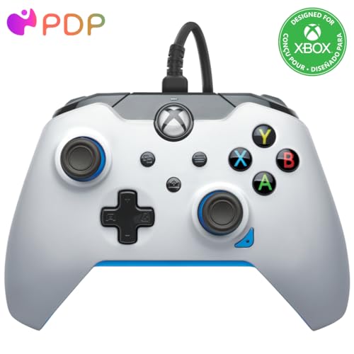 PDP Wired Controller Ion White for Xbox Series X|S, Gamepad, Wired Video Game Controller, Gaming Controller, Xbox One, Officially Licensed - Xbox Series X - color: Ion White