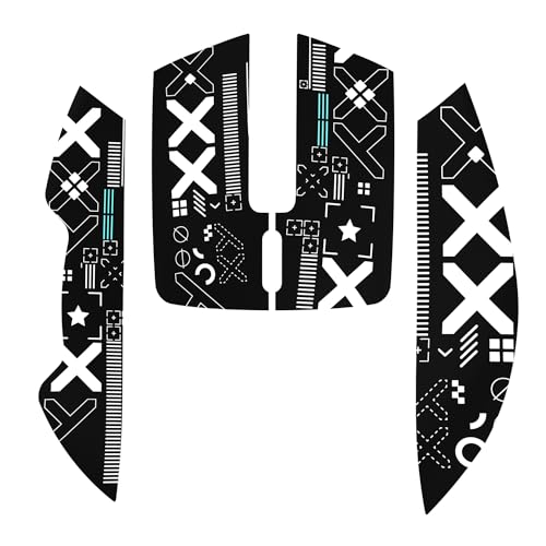 MAGIC-REFINER Attack Shark Gaming Mouse Anti-Slip Grip Tape, Compatible with Superlight Wireless pc Mouse,Sweat Resistant,Fine Feel,Cut to Fit,Cool Mouse Skins for Video Games/Office/Study(Black) - color: Griptape （black）