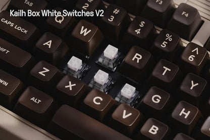 8Bitdo 87 Keys Retro Mechanical Keyboard, Bluetooth/2.4G/USB-C Hot Swappable Gaming Keyboard with Dual Super Programmable Buttons and Super Stick, Volume knob for Windows and Android - C64 Edition - color: C64 Edition