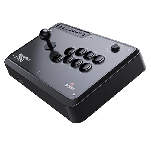 MAYFLASH Arcade Stick F700 for PS5, PS4, Switch, Switch 2, Windows, Apple, Android and more. Fight Stick Support Wireless Bluetooth, 2.4G Receiver and Wired Connection