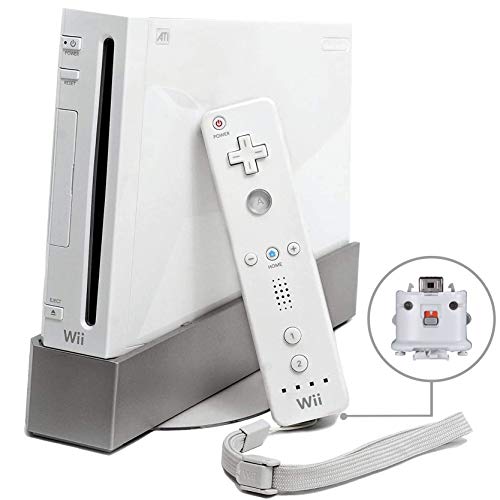 NC Motion Plus Adapter Replacement for Wii Motion Plus Adapter-Sensor Accelerator and Nintendo Remote Controller compatible (White 1 pcs) - color: White 1 pcs