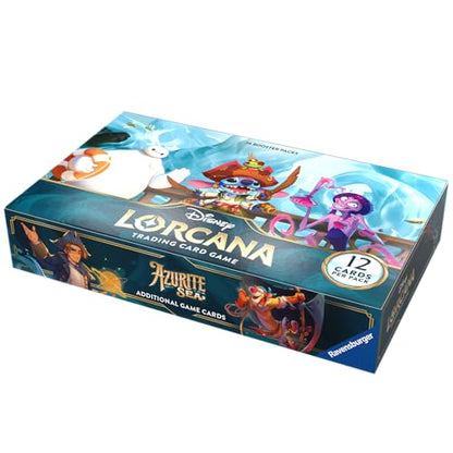Ravensburger Disney Lorcana TCG: Azurite Sea Assorted Single Booster Pack (12 Cards) | Collectible Trading Cards | Ideal for Disney Fans & TCG Players | Suitable for Ages 8+