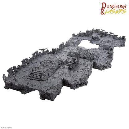 Dungeons & Lasers Archon Studio의 Deep Mines 56피스 DND 지형 세트 | 5E D&D 및 테이블 탑 RPG 게임과 호환, 도색되지 않음, 조립 필요, 만 14세 이상
