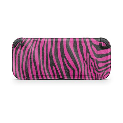 Glossy Glitter Gaming Skin Compatible with Nintendo Switch 2 Console Only - Pink Zebra - Premium 3M Vinyl Protective Wrap Decal Cover - Easy to Apply | Crafted in The USA by MightySkins - color: Pink Zebra, size: Switch 2 Console Skin Only, style: Glossy