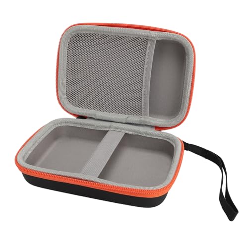 Handheld Game Console Case, Shockproof EVA Travel Storage Bag with Mesh Pocket for R36S R40S PRO RG35XXSP RG353V RG35XX, Portable Gaming Player Case for Outdoor Camping Hiking